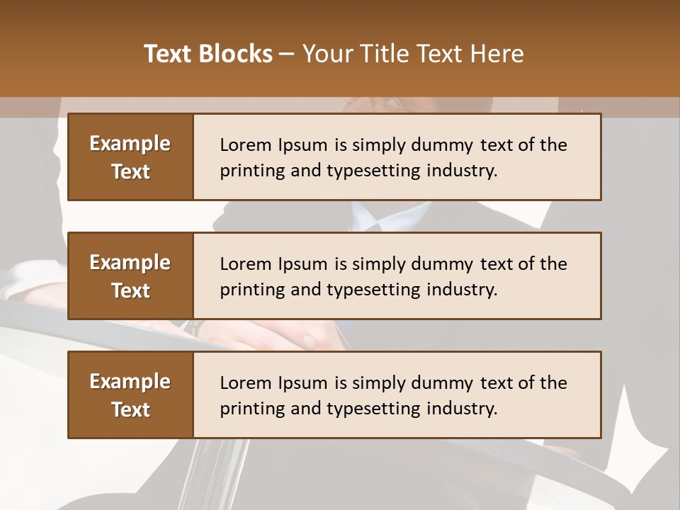 Professional Person Employee PowerPoint Template