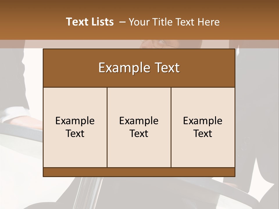 Professional Person Employee PowerPoint Template