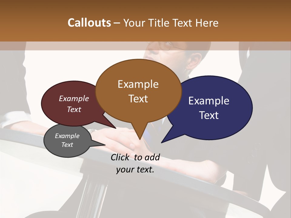 Professional Person Employee PowerPoint Template