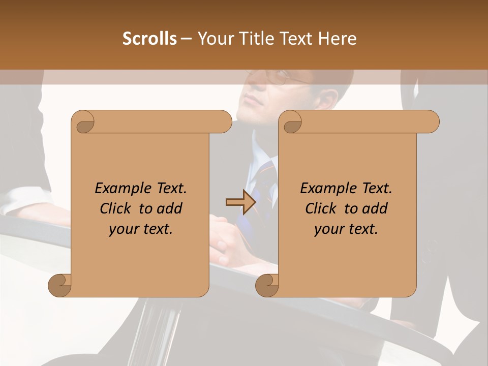 Professional Person Employee PowerPoint Template