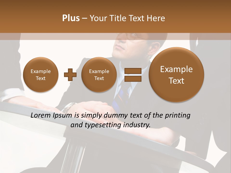 Professional Person Employee PowerPoint Template