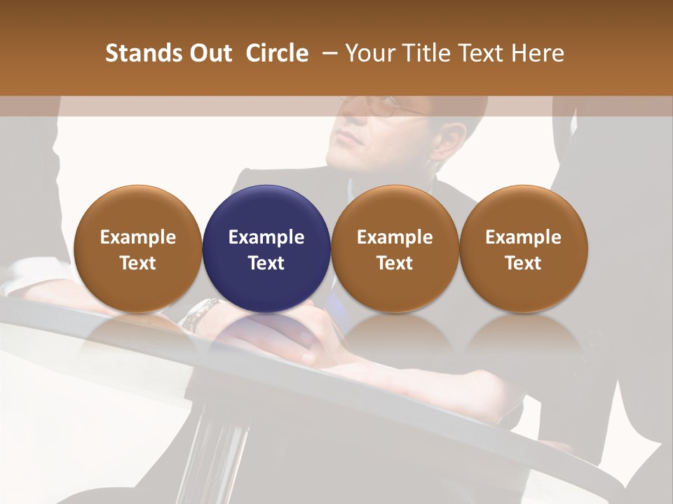 Professional Person Employee PowerPoint Template