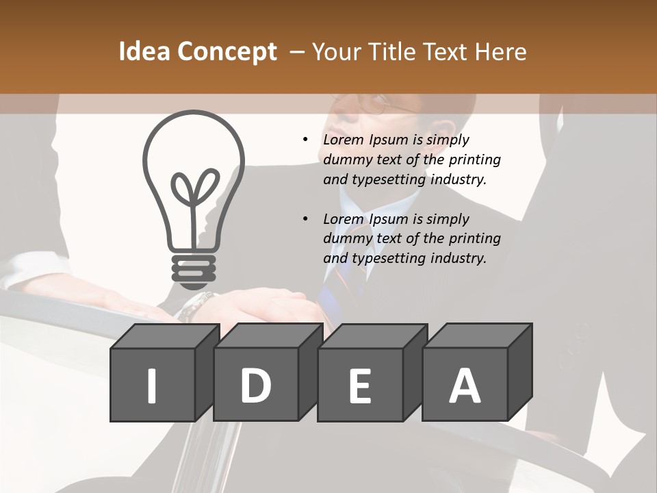 Professional Person Employee PowerPoint Template