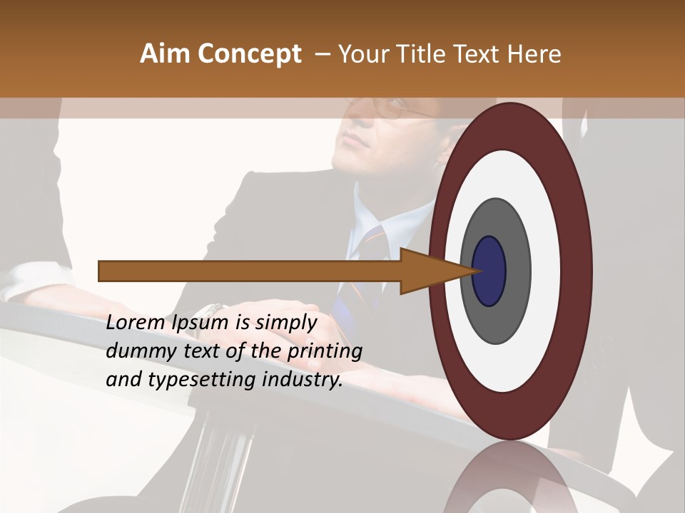 Professional Person Employee PowerPoint Template