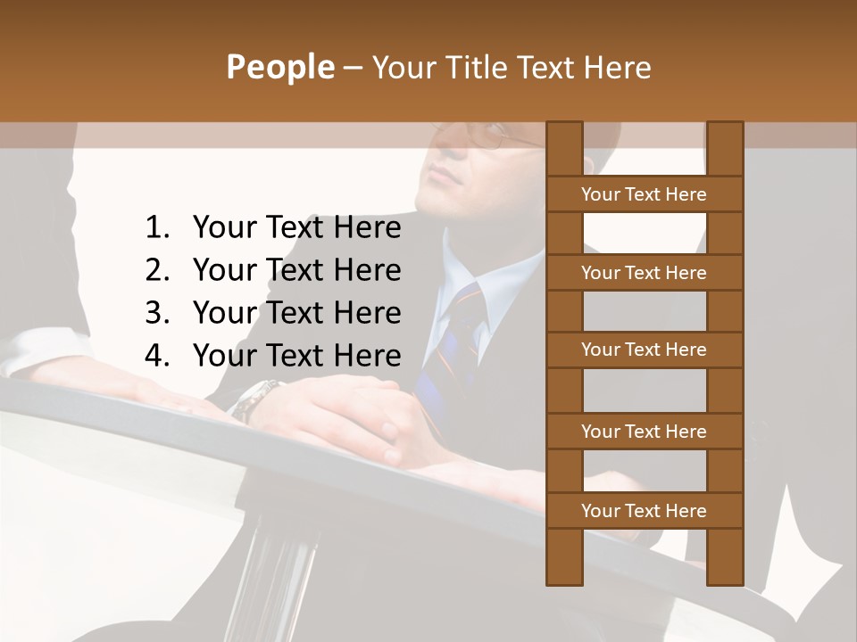 Professional Person Employee PowerPoint Template