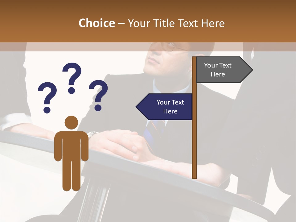 Professional Person Employee PowerPoint Template