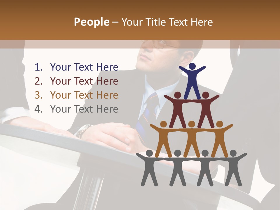 Professional Person Employee PowerPoint Template
