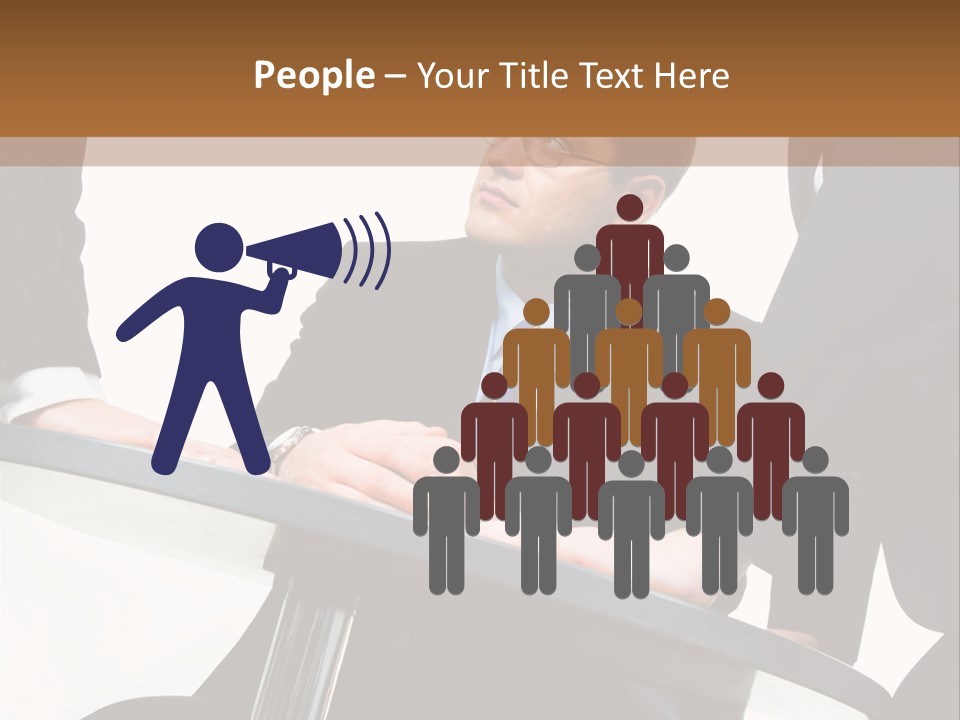 Professional Person Employee PowerPoint Template