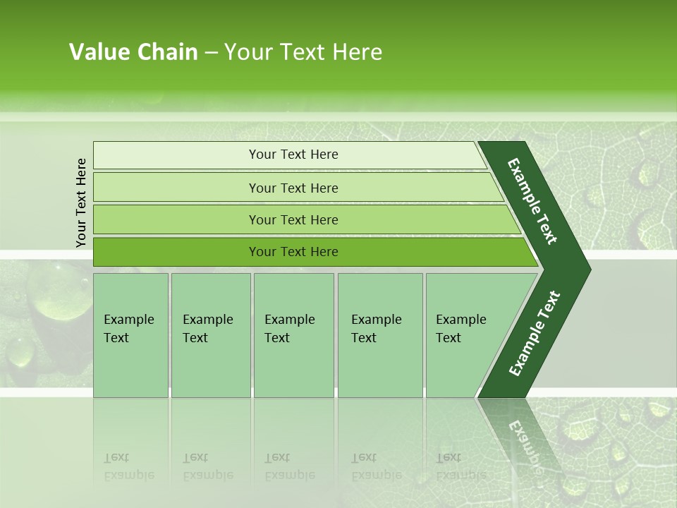 Grassland Dew Texture PowerPoint Template