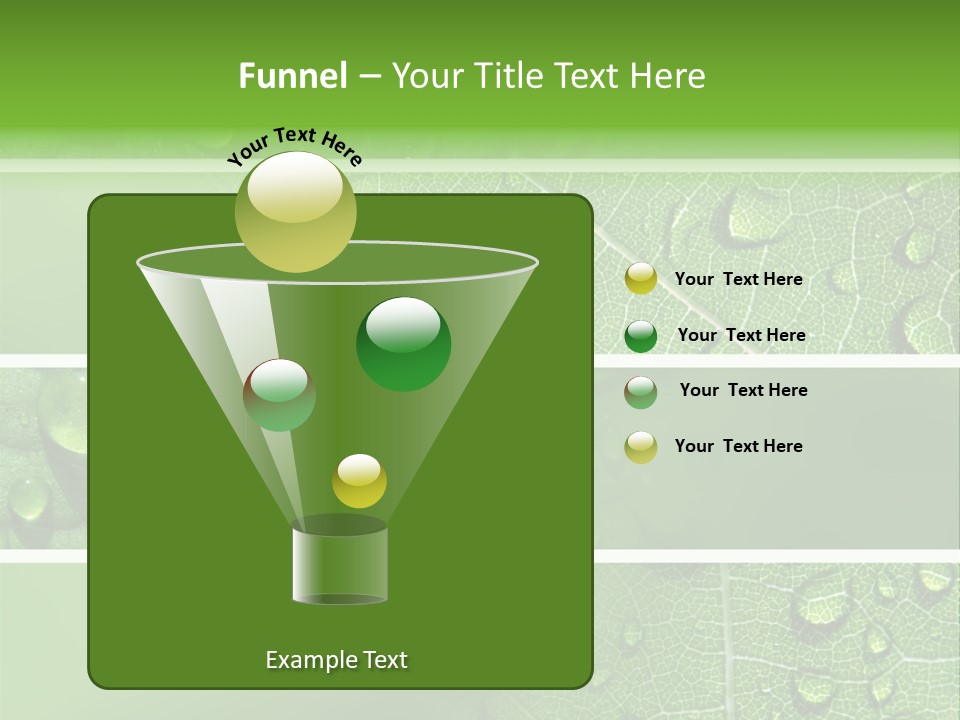 Grassland Dew Texture PowerPoint Template
