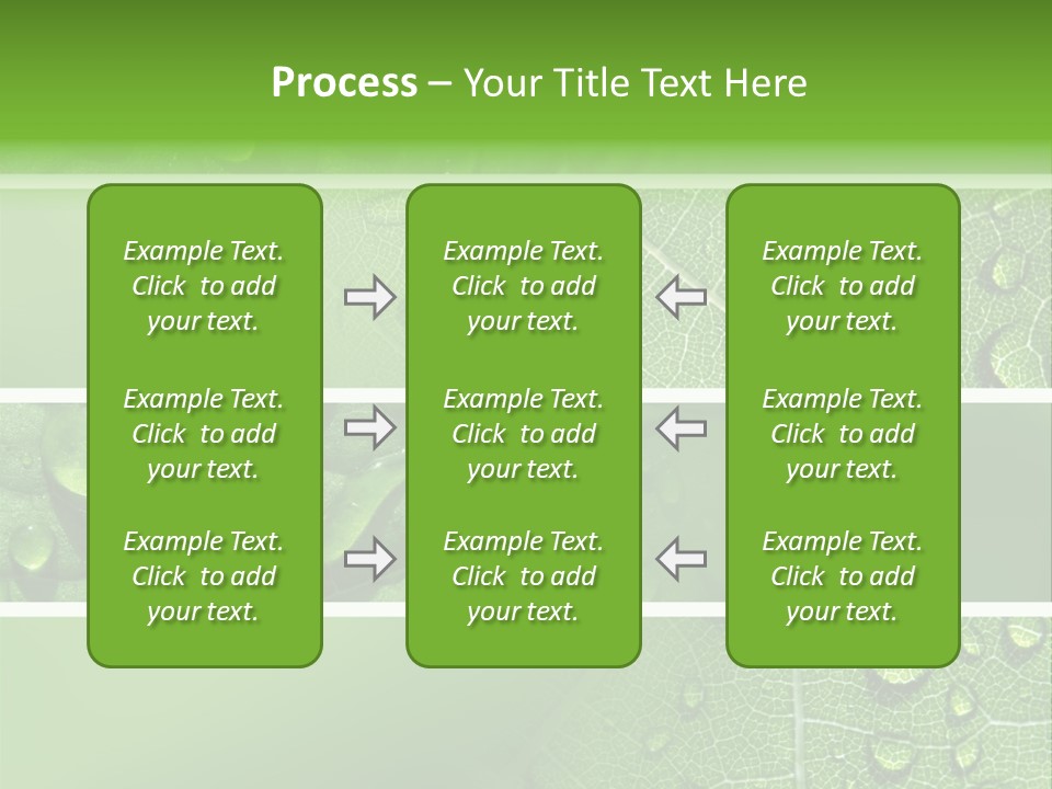 Grassland Dew Texture PowerPoint Template
