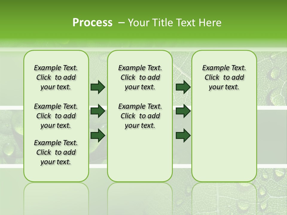 Grassland Dew Texture PowerPoint Template