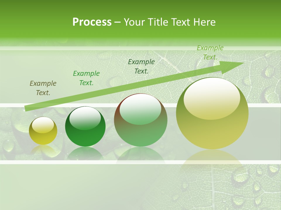 Grassland Dew Texture PowerPoint Template