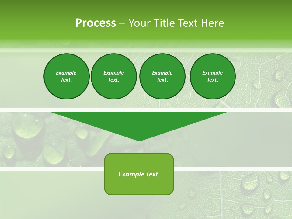 Grassland Dew Texture PowerPoint Template