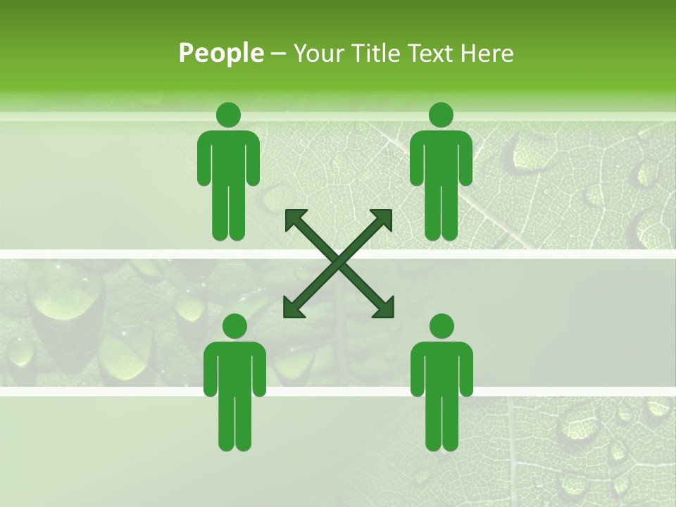 Grassland Dew Texture PowerPoint Template