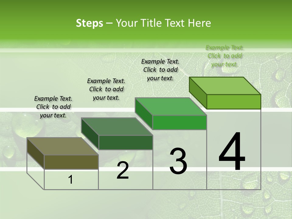 Grassland Dew Texture PowerPoint Template
