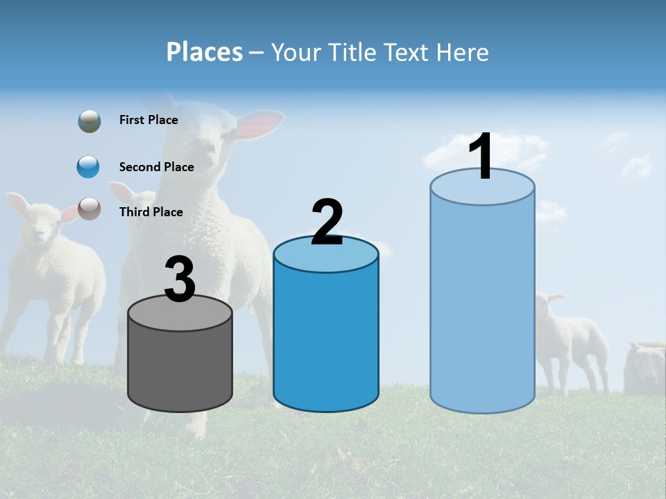 White Grass Naive PowerPoint Template
