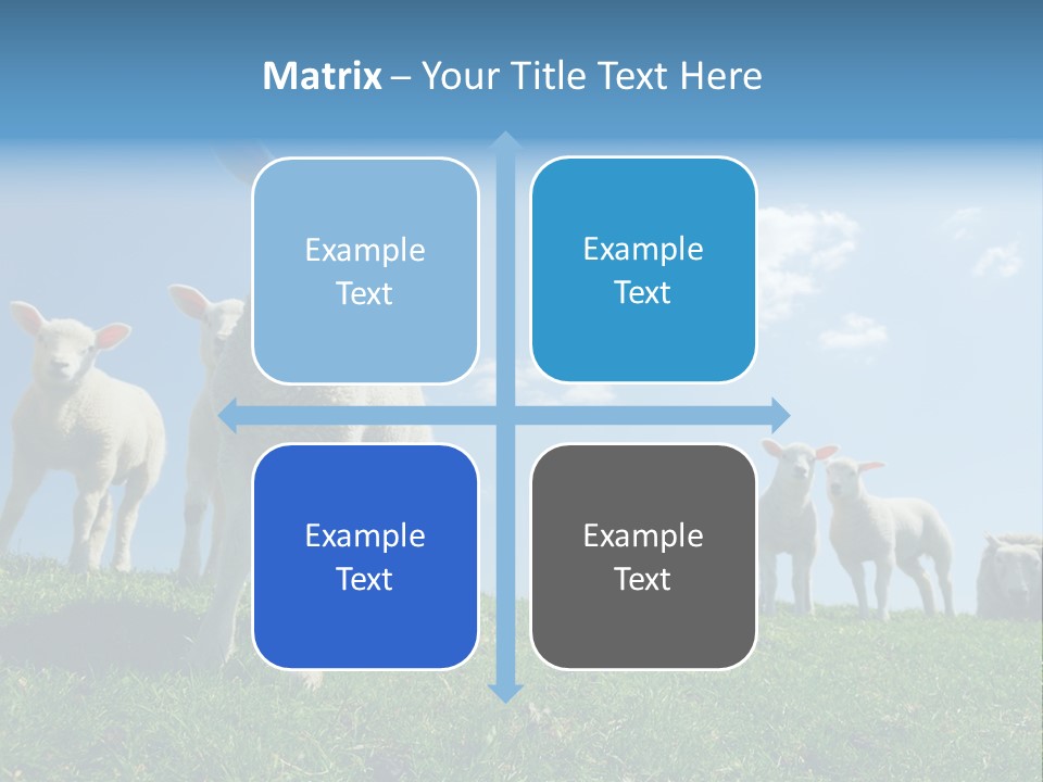 White Grass Naive PowerPoint Template