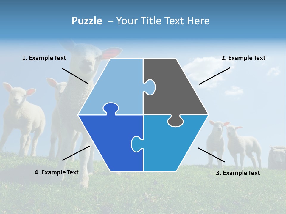 White Grass Naive PowerPoint Template