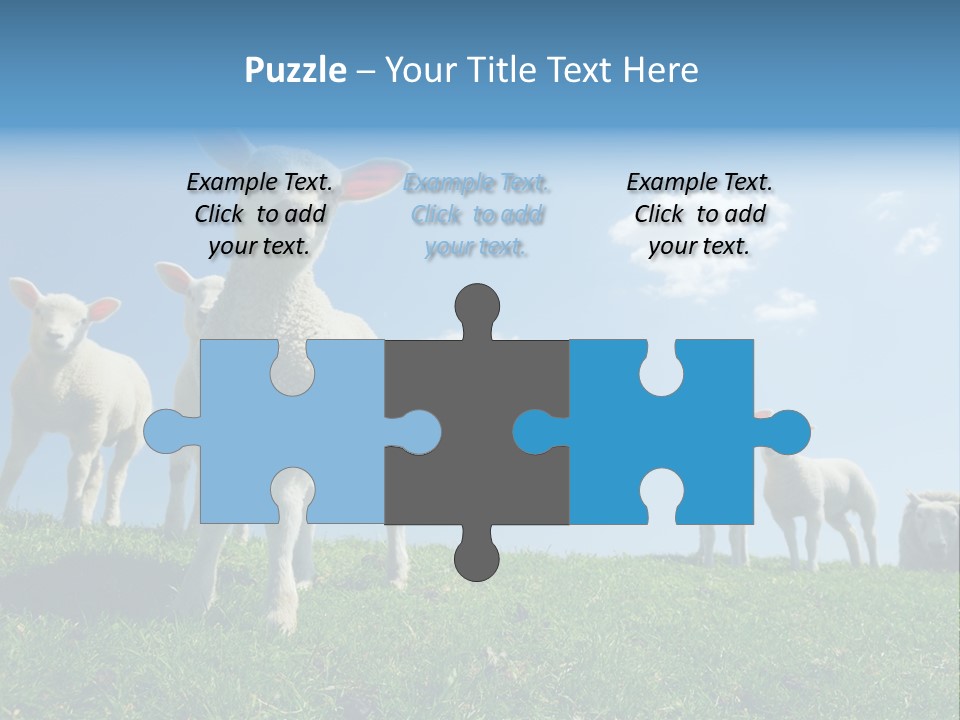 White Grass Naive PowerPoint Template