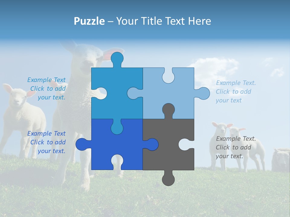 White Grass Naive PowerPoint Template