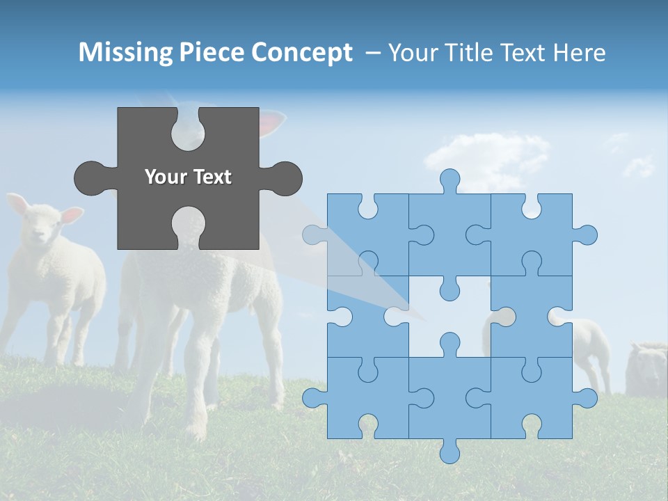 White Grass Naive PowerPoint Template