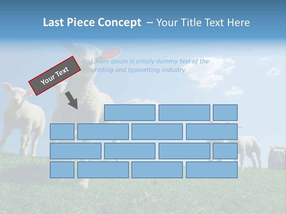 White Grass Naive PowerPoint Template