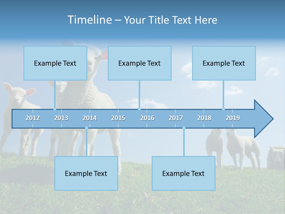 White Grass Naive PowerPoint Template