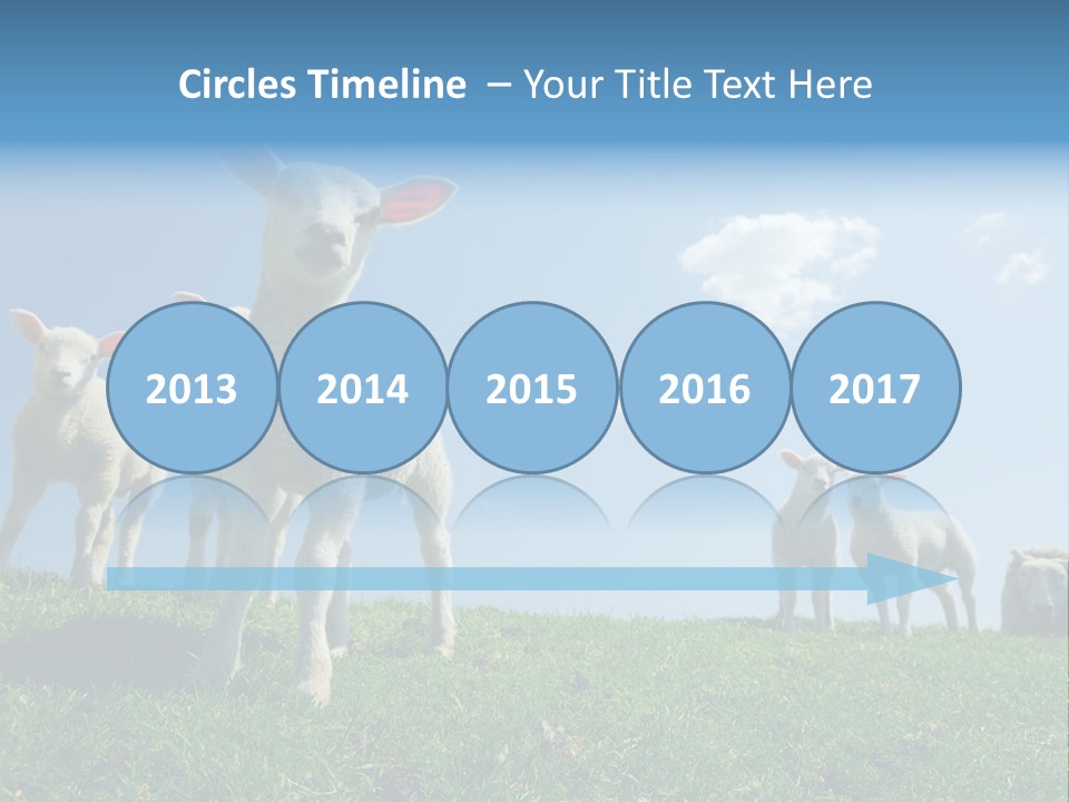 White Grass Naive PowerPoint Template