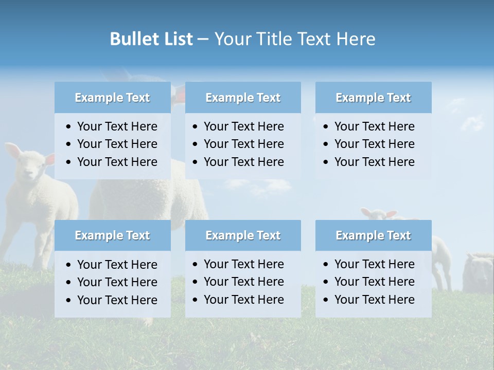 White Grass Naive PowerPoint Template