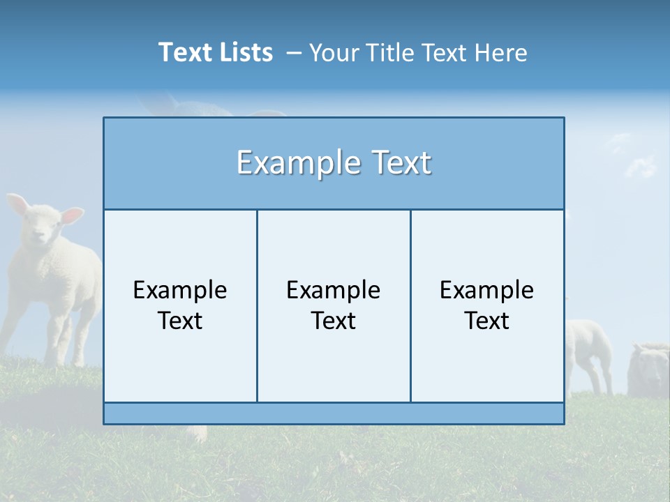 White Grass Naive PowerPoint Template