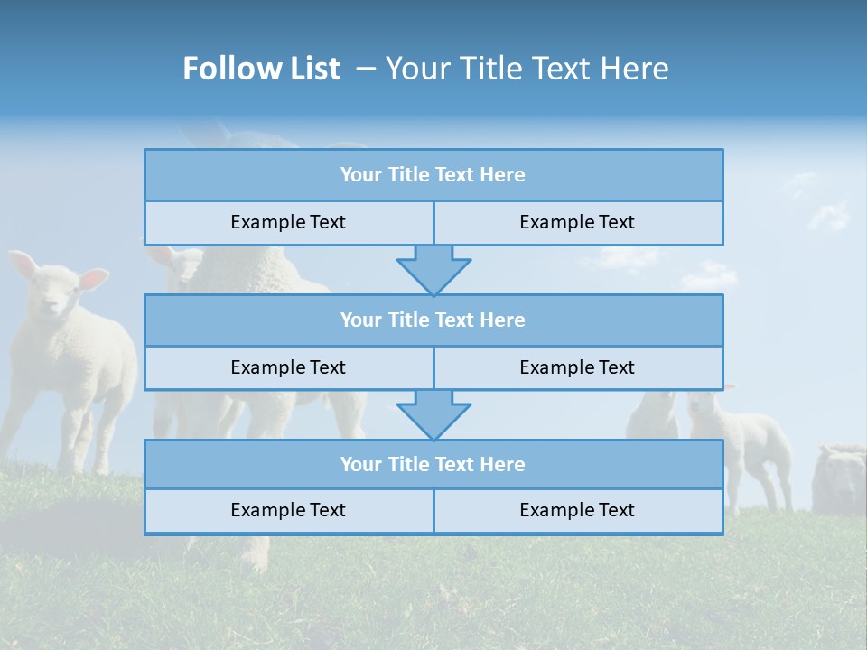 White Grass Naive PowerPoint Template