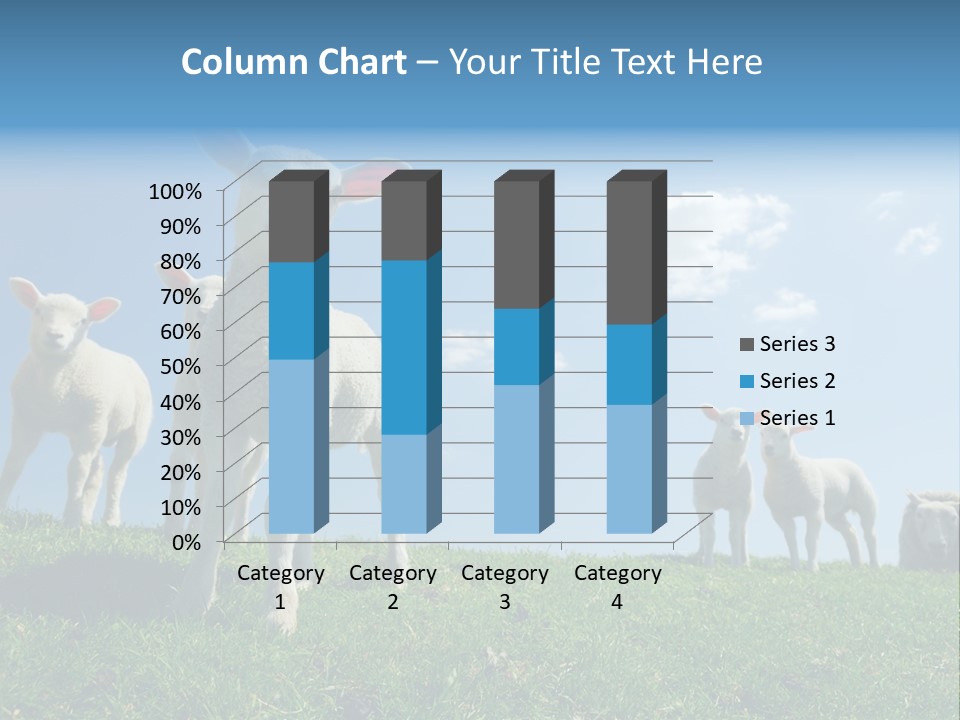 White Grass Naive PowerPoint Template