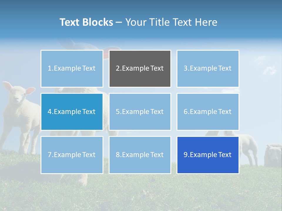 White Grass Naive PowerPoint Template