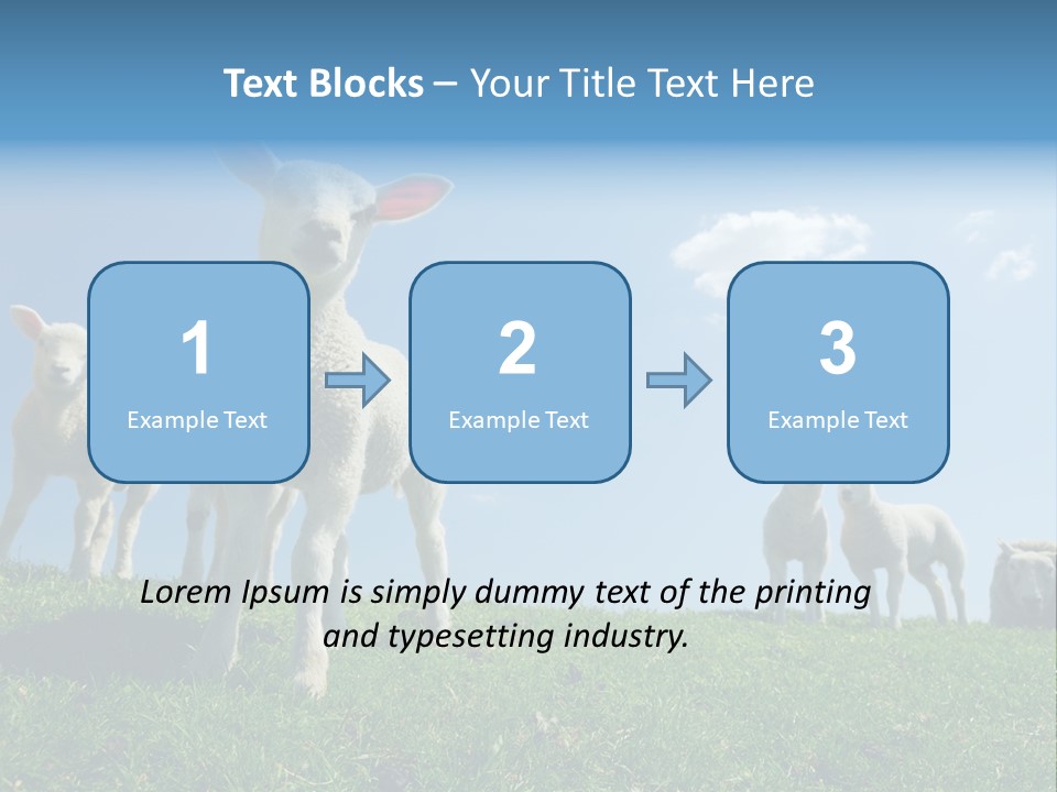 White Grass Naive PowerPoint Template