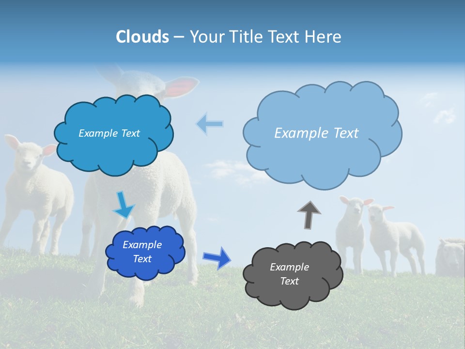 White Grass Naive PowerPoint Template