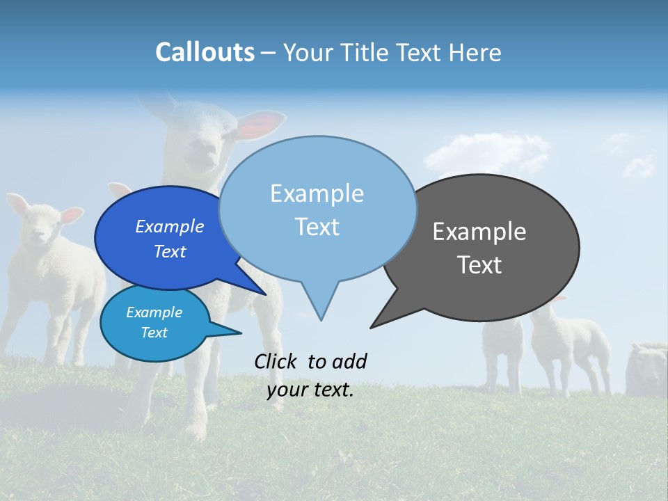 White Grass Naive PowerPoint Template