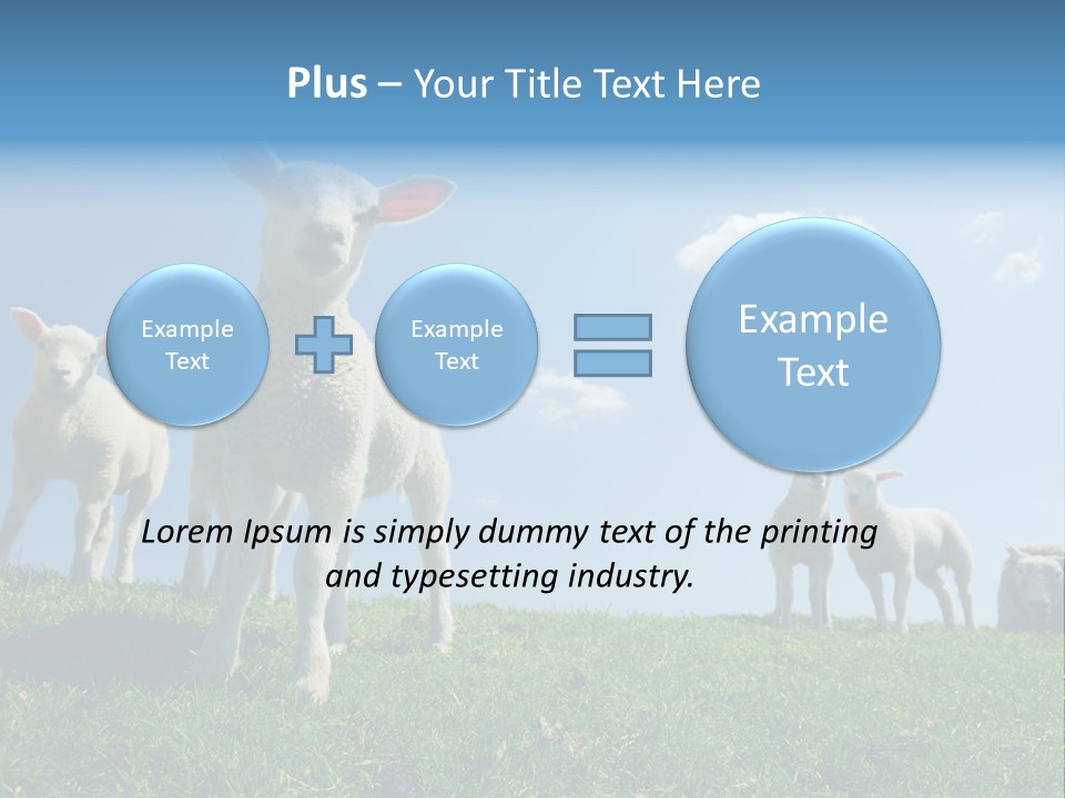 White Grass Naive PowerPoint Template