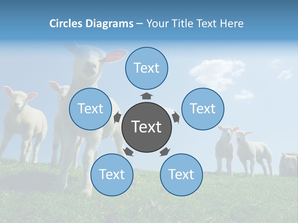 White Grass Naive PowerPoint Template