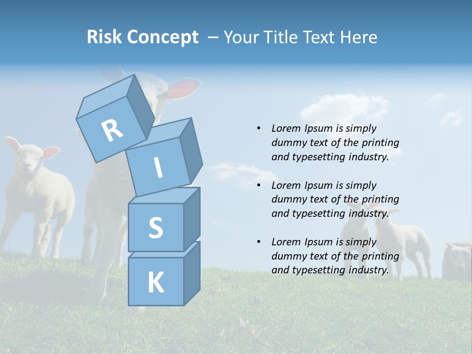 White Grass Naive PowerPoint Template