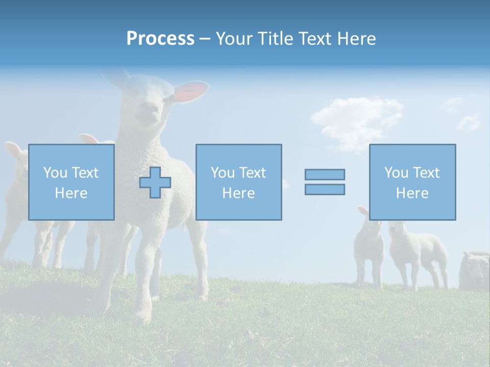 White Grass Naive PowerPoint Template
