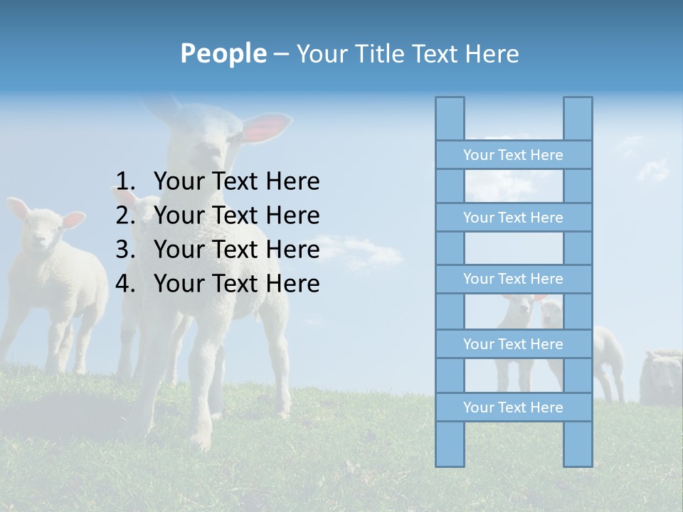 White Grass Naive PowerPoint Template