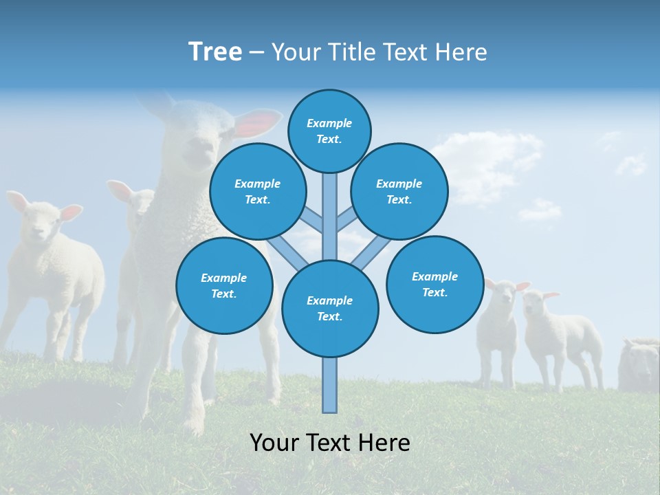 White Grass Naive PowerPoint Template