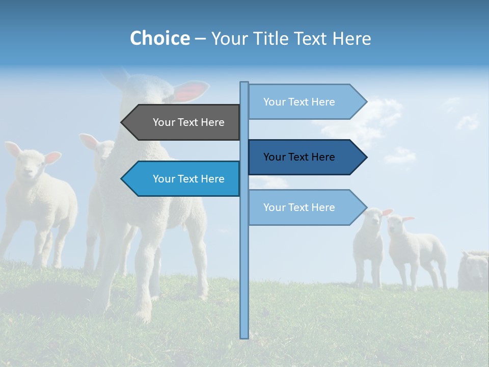 White Grass Naive PowerPoint Template