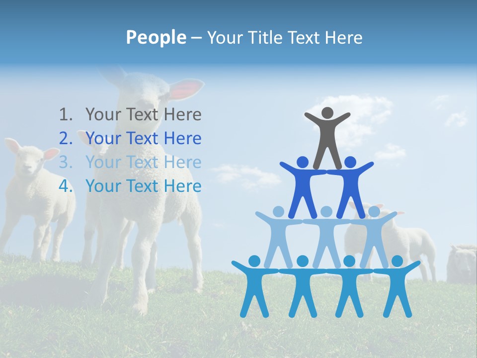 White Grass Naive PowerPoint Template