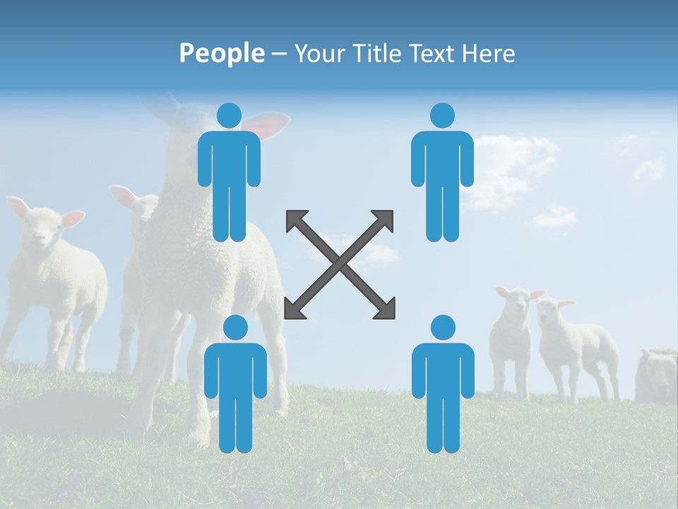 White Grass Naive PowerPoint Template