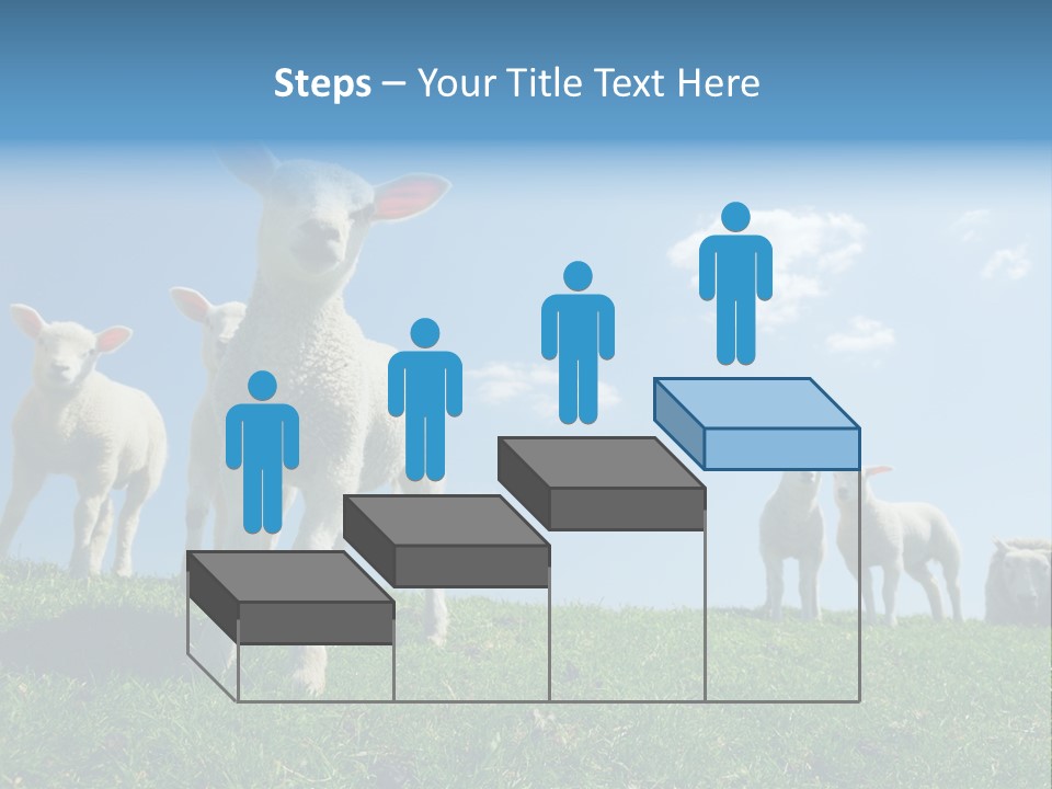 White Grass Naive PowerPoint Template