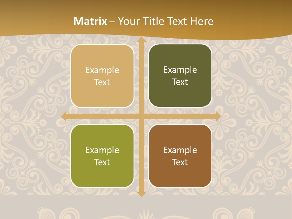 Fabric Decorative Texture PowerPoint Template