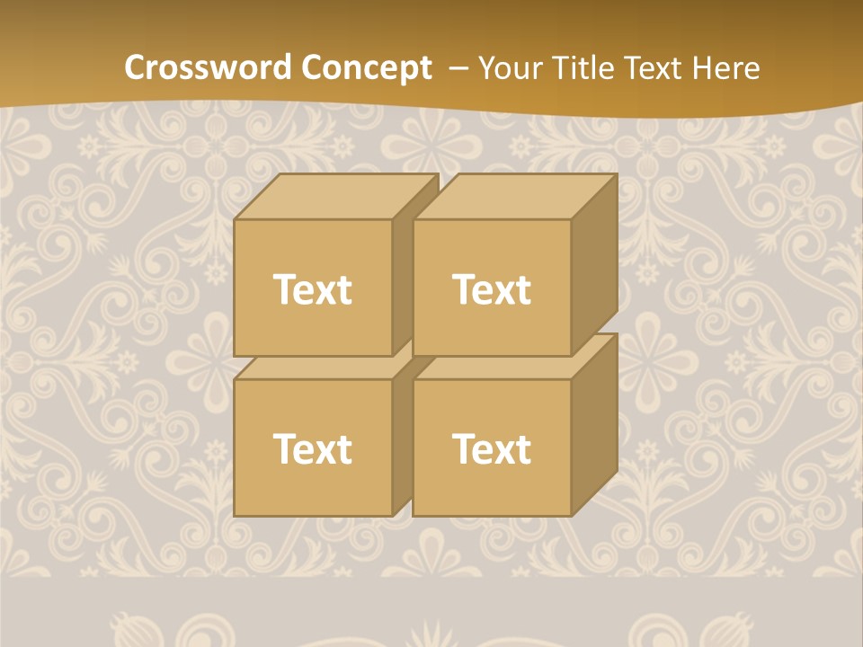 Fabric Decorative Texture PowerPoint Template