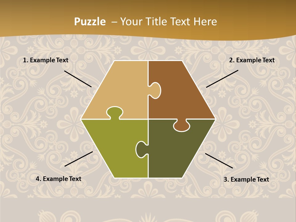 Fabric Decorative Texture PowerPoint Template